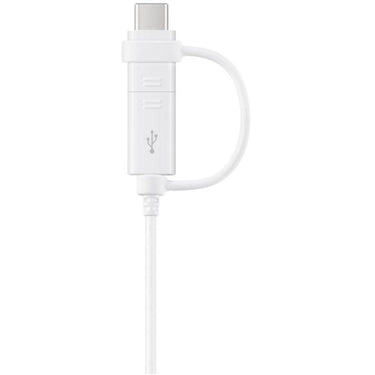 Samsung Data Cable Combo Type C & Micro USB - White New - Accessories